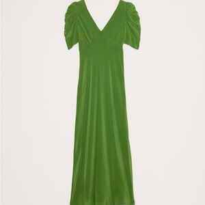 Banana republic matte silk maxi dress